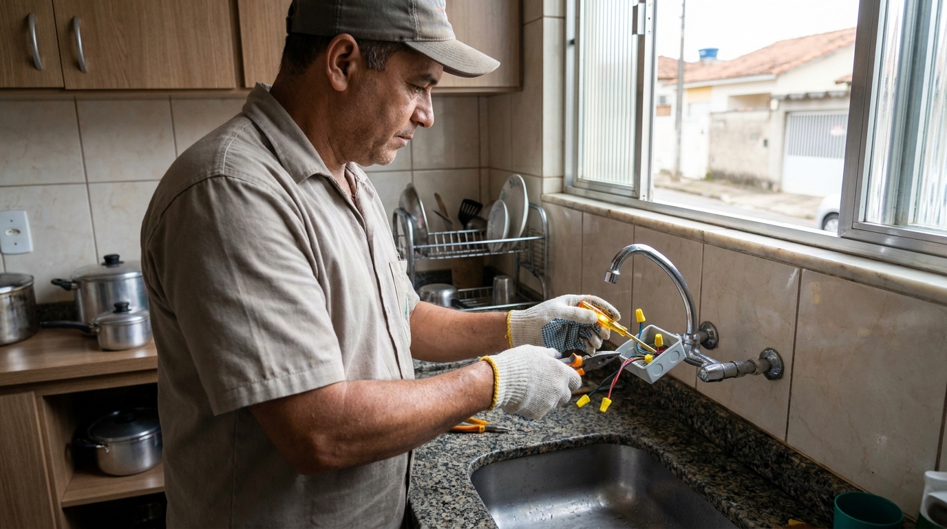 Adequação de Ponto Elétrico em Campo Grande‑MS