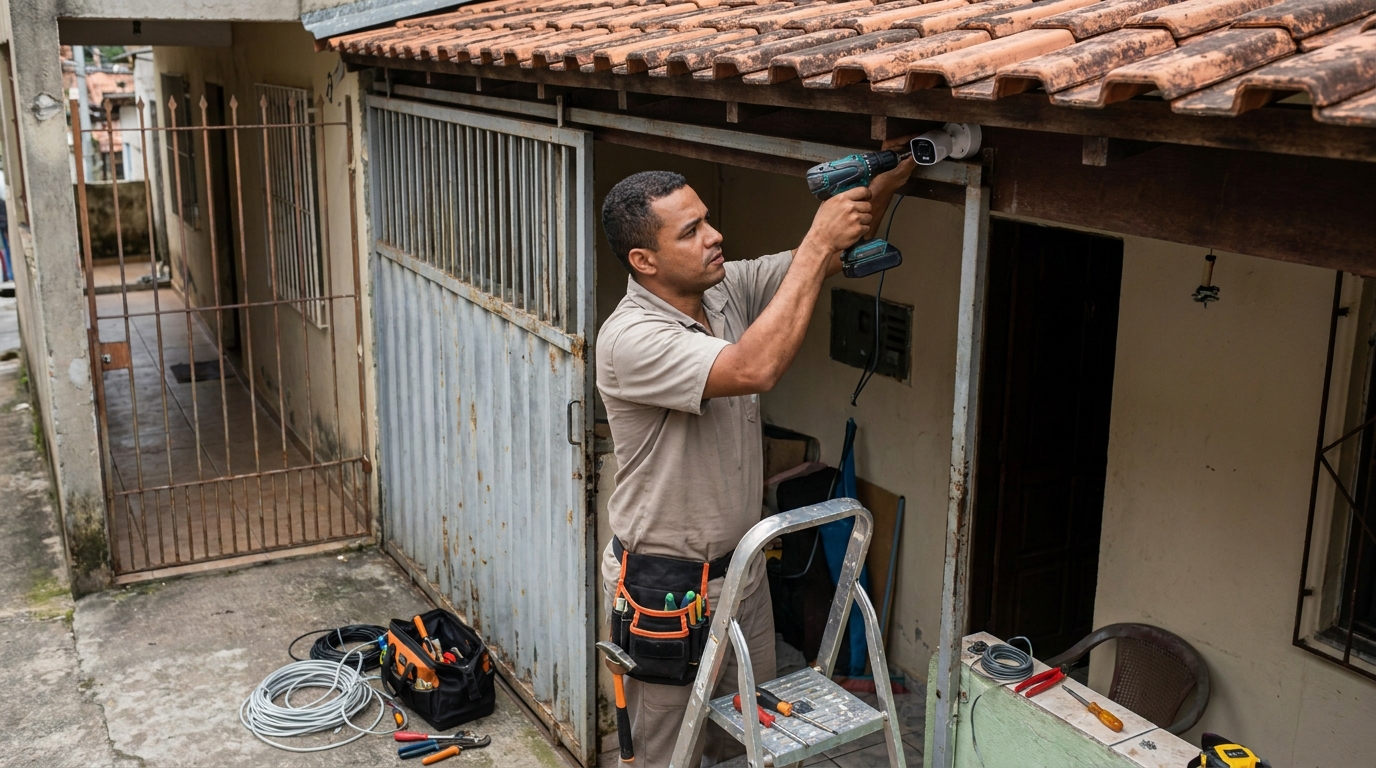 Instalação de Câmera Residencial em Campo Grande‑MS