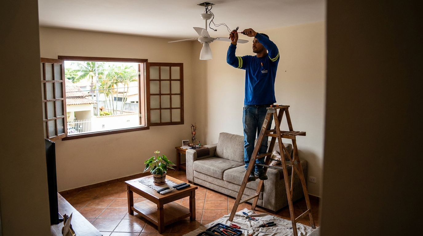Reforço de Suporte no Teto em Campo Grande‑MS