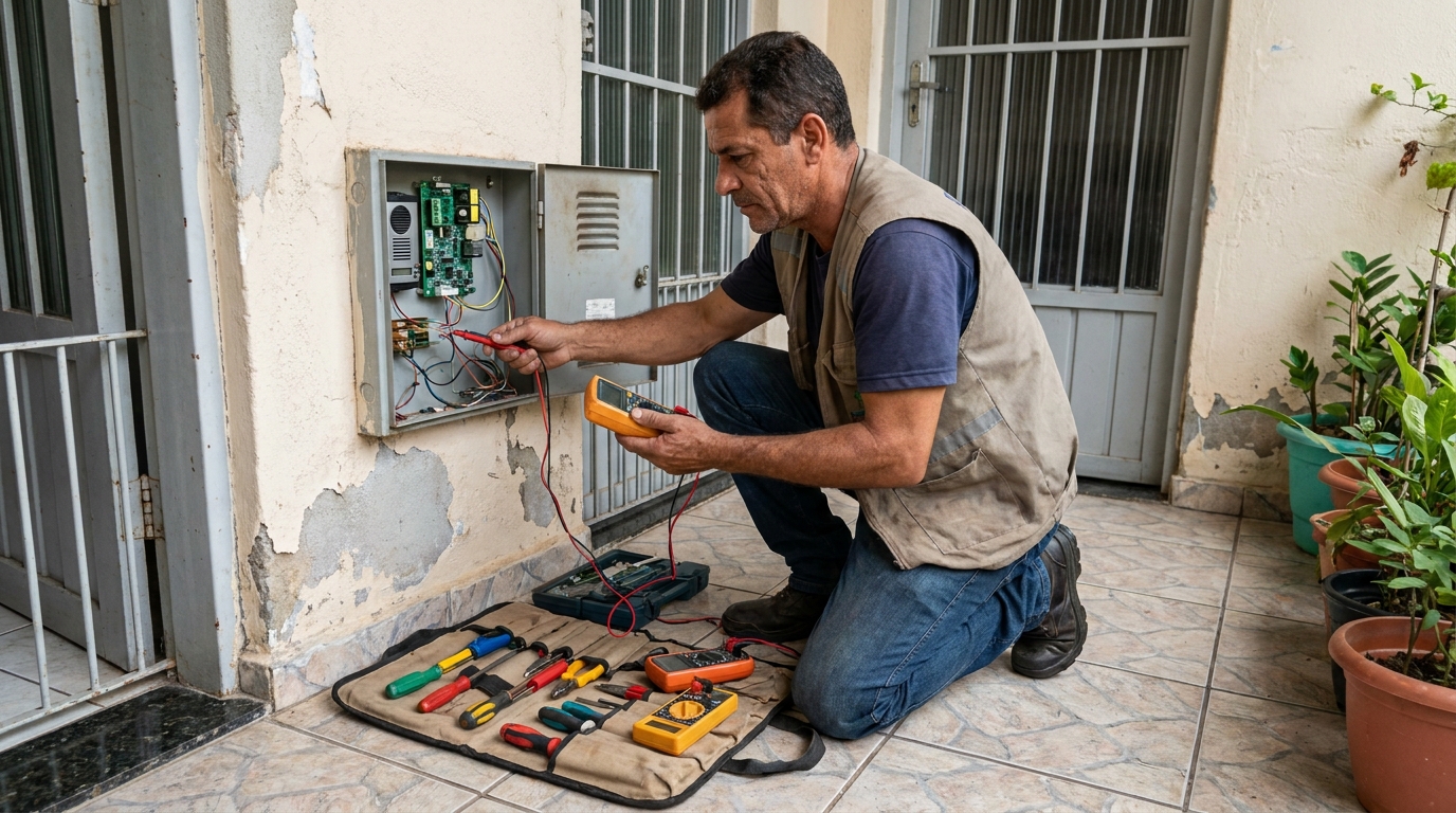 Troca de Fiação de Interfone em Campo Grande‑MS